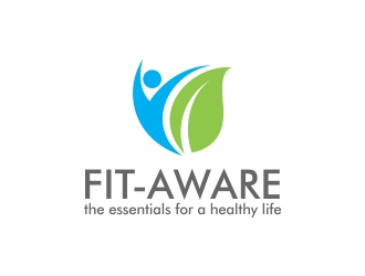 Fit-Aware - Vitality and wellbeing logo design by excelentlogo