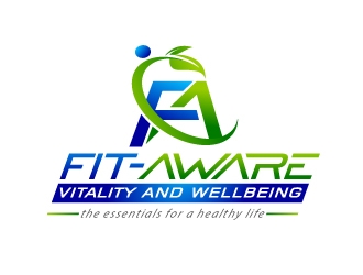 Fit-Aware - Vitality and wellbeing logo design by aRBy