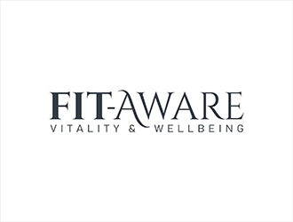 Fit-Aware - Vitality and wellbeing logo design by hole