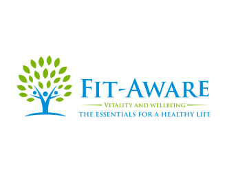 Fit-Aware - Vitality and wellbeing logo design by sokha