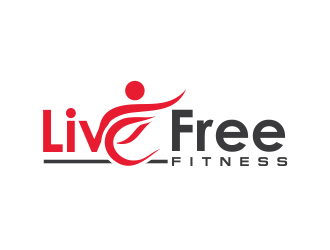 Live Free Fitness logo design by kopipanas