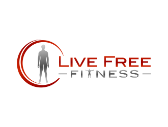 Live Free Fitness logo design by done