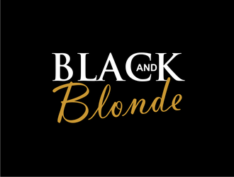Black and Blonde logo design by haze