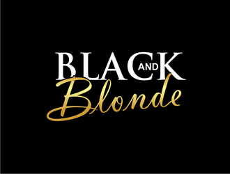 Black and Blonde logo design by haze