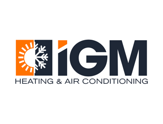 IGM Heating & Air Conditioning logo design by kunejo