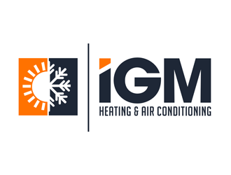 IGM Heating & Air Conditioning logo design by kunejo