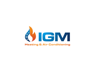 IGM Heating & Air Conditioning logo design by kaylee