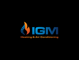 IGM Heating & Air Conditioning logo design by kaylee