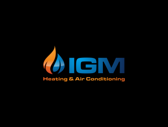 IGM Heating & Air Conditioning logo design by kaylee