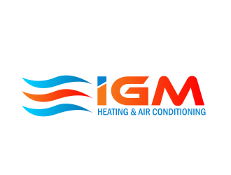 IGM Heating & Air Conditioning logo design by serprimero
