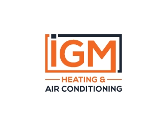 IGM Heating & Air Conditioning logo design by zakdesign700