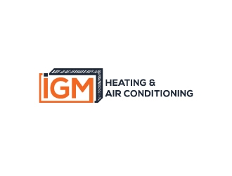IGM Heating & Air Conditioning logo design by zakdesign700