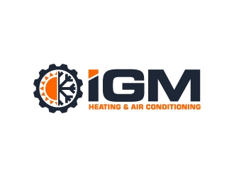 IGM Heating & Air Conditioning logo design by jaize