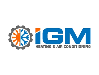 IGM Heating & Air Conditioning logo design by jaize