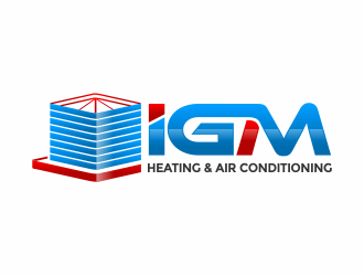 IGM Heating & Air Conditioning logo design by mutafailan
