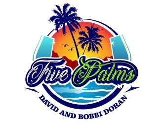 Five Palms  logo design by cgage20
