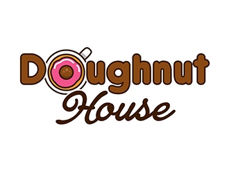 Doughnut House logo design by samtrance