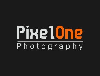 Pixel One Photography logo design by Drago