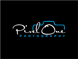 Pixel One Photography logo design by Girly