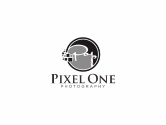 Pixel One Photography logo design by Shina