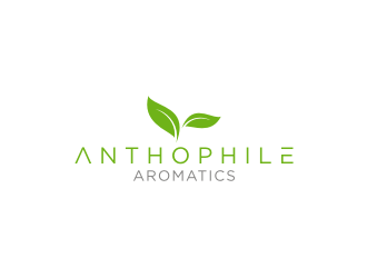 A N T H O P H I L E Aromatics  logo design by vostre