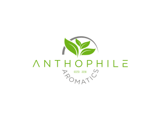 A N T H O P H I L E Aromatics  logo design by vostre