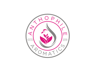 A N T H O P H I L E Aromatics  logo design by vostre