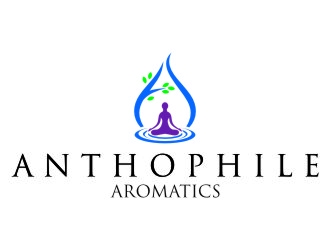 A N T H O P H I L E Aromatics  logo design by jetzu
