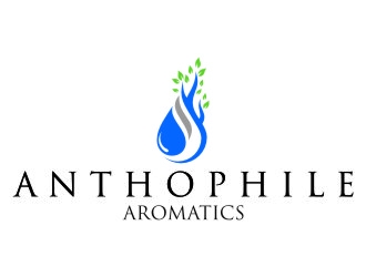 A N T H O P H I L E Aromatics  logo design by jetzu