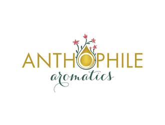 A N T H O P H I L E Aromatics  logo design by Leebu