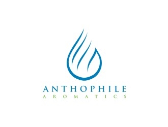 A N T H O P H I L E Aromatics  logo design by Franky.