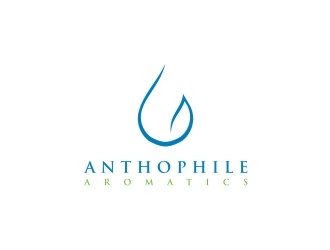 A N T H O P H I L E Aromatics  logo design by Franky.