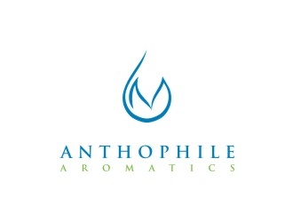 A N T H O P H I L E Aromatics  logo design by Franky.