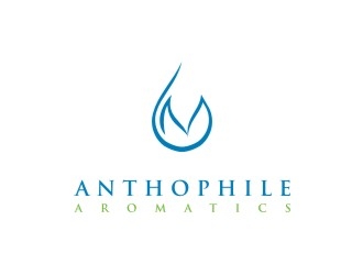 A N T H O P H I L E Aromatics  logo design by Franky.