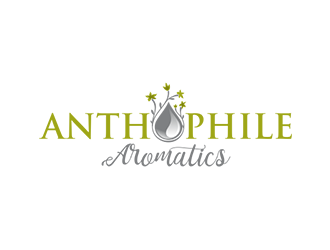 A N T H O P H I L E Aromatics  logo design by Leebu