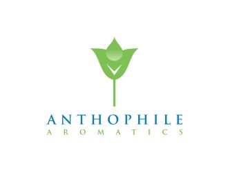 A N T H O P H I L E Aromatics  logo design by Franky.