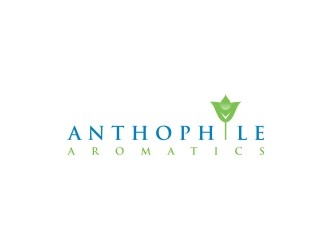 A N T H O P H I L E Aromatics  logo design by Franky.