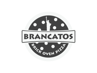 Brancatos Brick Oven Pizza logo design by Kruger
