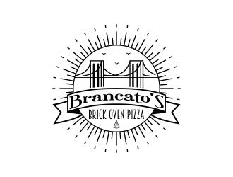 Brancatos Brick Oven Pizza logo design by SmartTaste