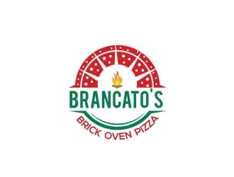 Brancatos Brick Oven Pizza logo design by Gaze
