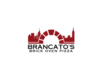 Brancatos Brick Oven Pizza logo design by dhe27