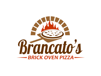 Brancatos Brick Oven Pizza logo design by haze