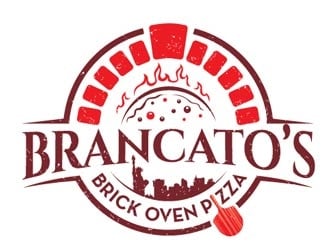 Brancatos Brick Oven Pizza logo design by shere