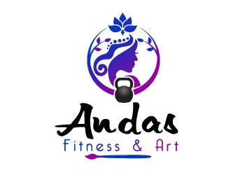 Andas Fitness and Art  logo design by Dawnxisoul393