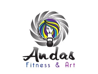 Andas Fitness and Art  logo design by Dawnxisoul393