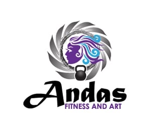 Andas Fitness and Art  logo design by Dawnxisoul393