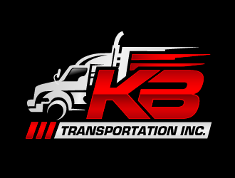 KB Transportation INC. logo design by THOR_