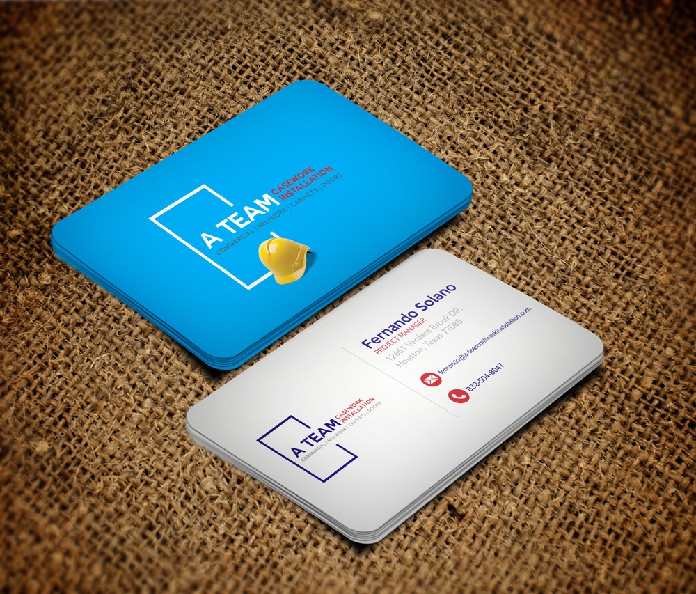 A Team Casework Installation logo design by grea8design