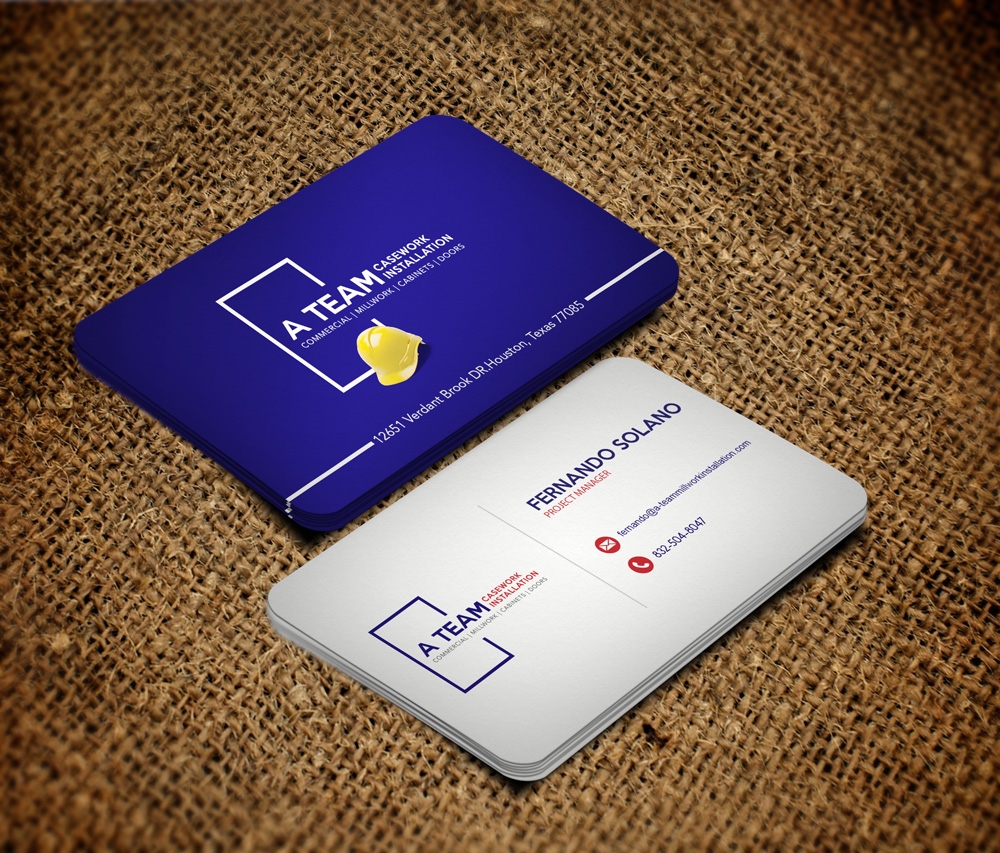 A Team Casework Installation logo design by grea8design