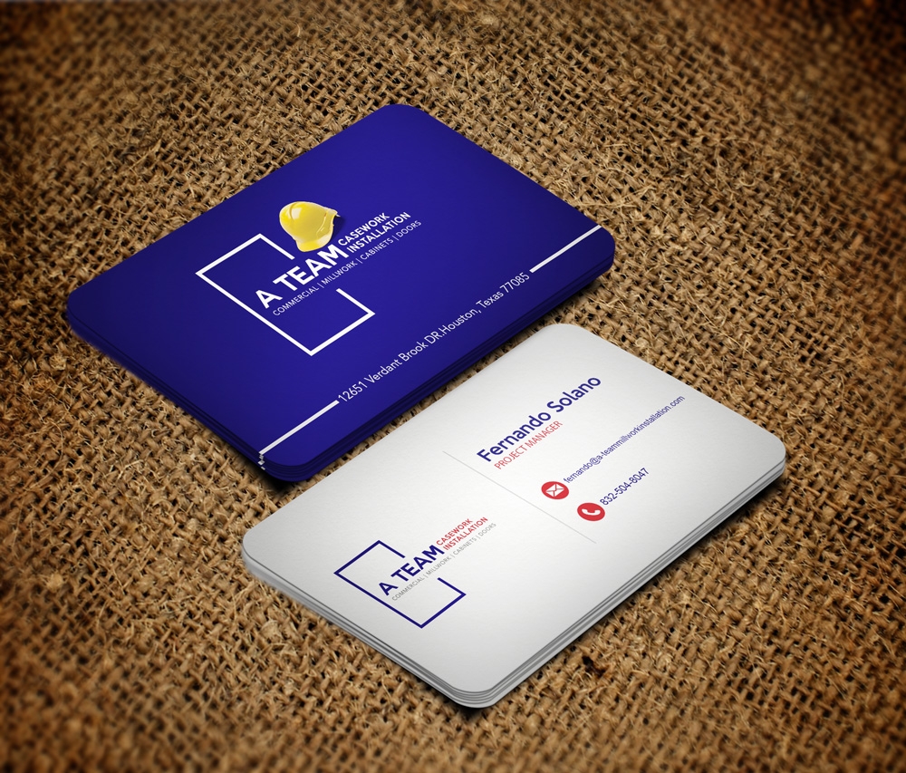 A Team Casework Installation logo design by grea8design